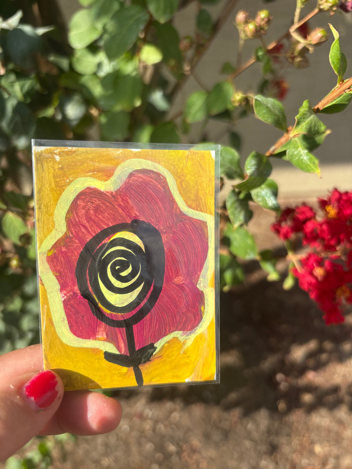 Floral aceo #10